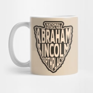 Abraham Lincoln Birthplace National Historical Park name arrowhead Mug